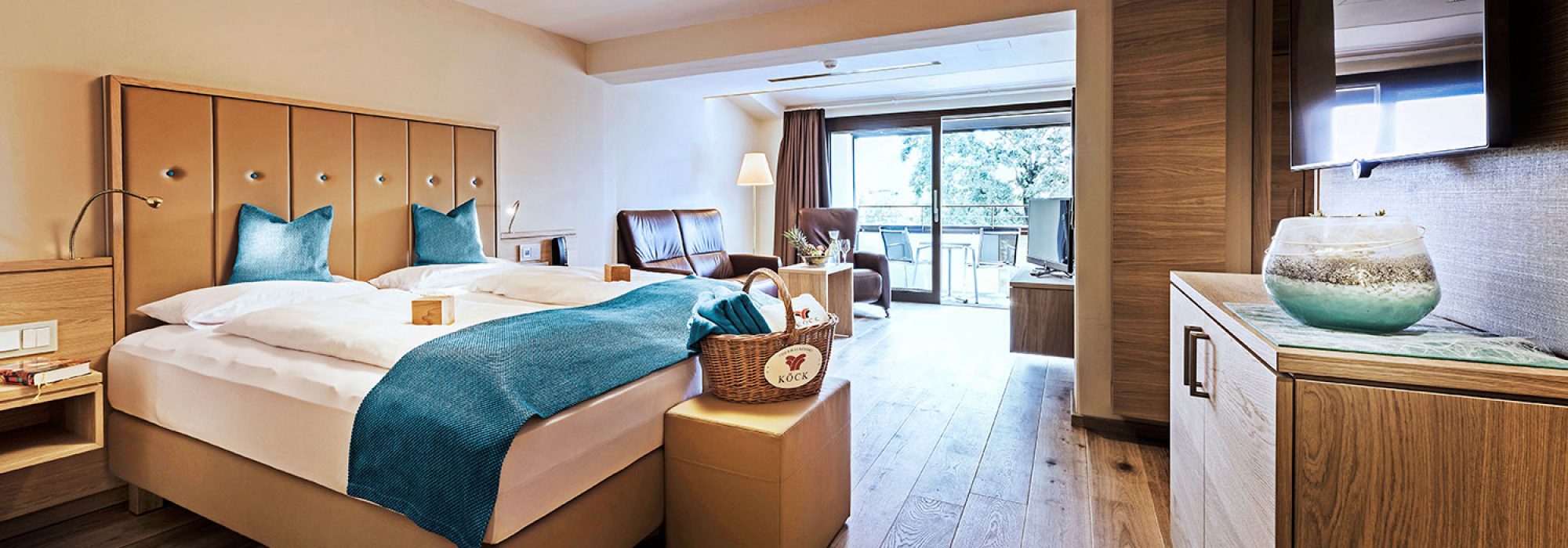 Thermalresort Köck in Bad Füssing - Hoteleinrichtung mit Zimmern und Suiten
