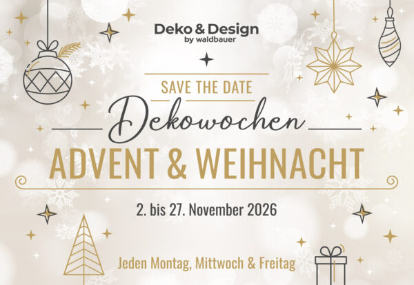 Dekowochen bei Waldbauer | 2. bis 27. November 2026
